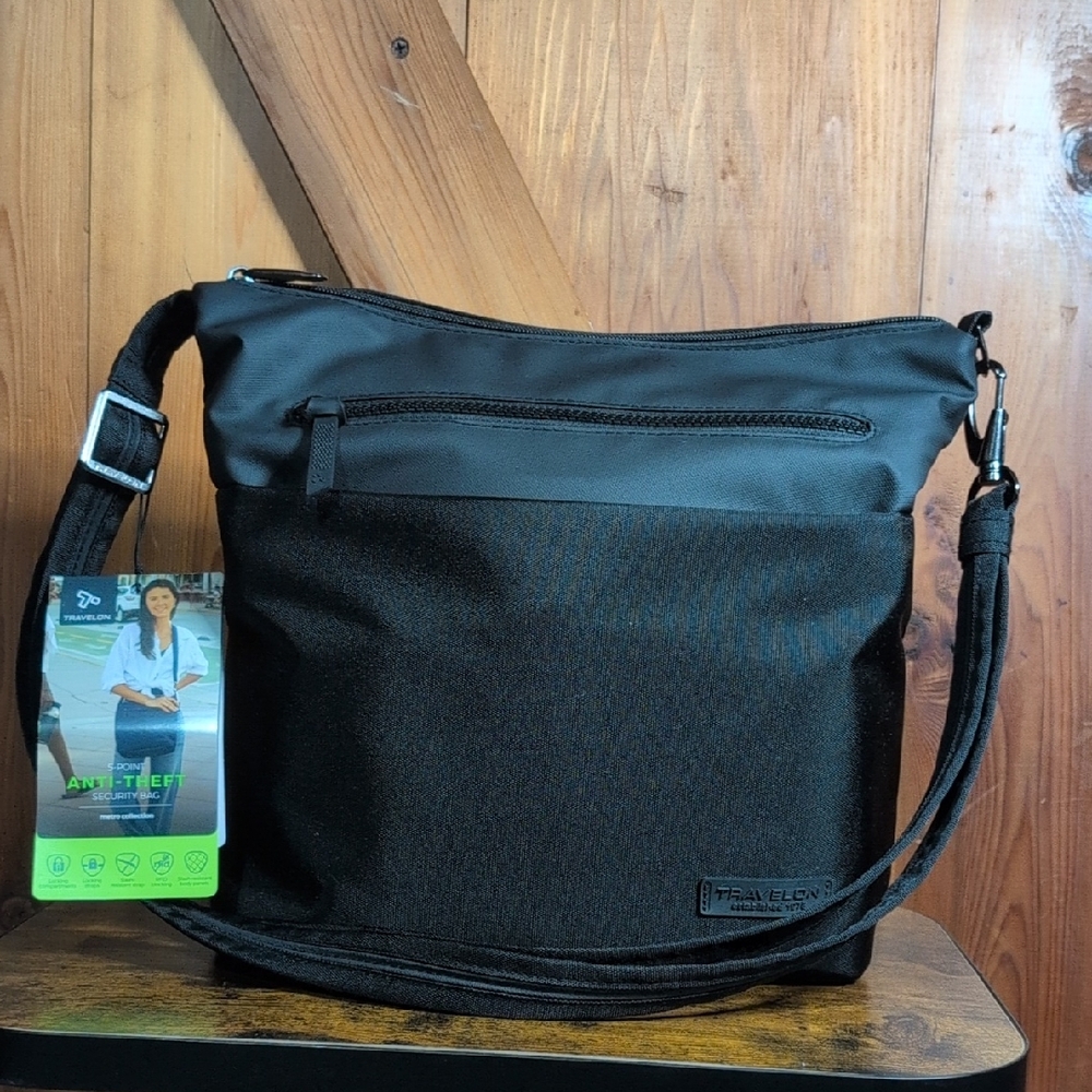Travelon Black Crossbody Bag